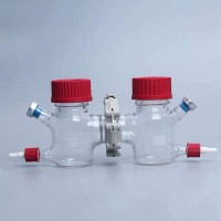 MFC microbial reactor new type leakproof hoop fixed glass electrolytic cell anaerobic reactor can clamp membrane
