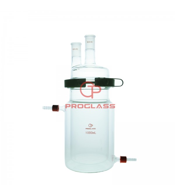 Separate Jacket Reactor,Two Necks with Easy Open PTFE Clamp