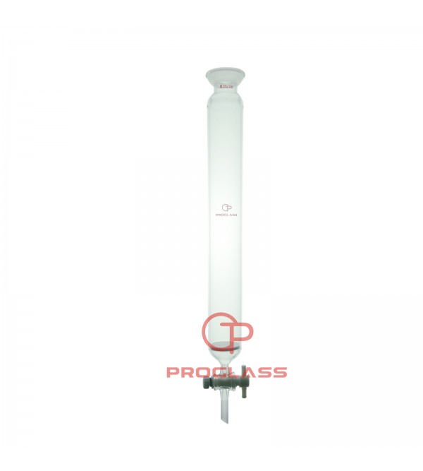 Columns,Chromatography,Spherical Joints,PTFE Stopcock,With Fritted Discs