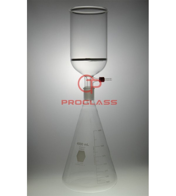 Filtering buchner set ,Erlenmeyer flask plus the Buchner Funnel,2000mL+4000mL