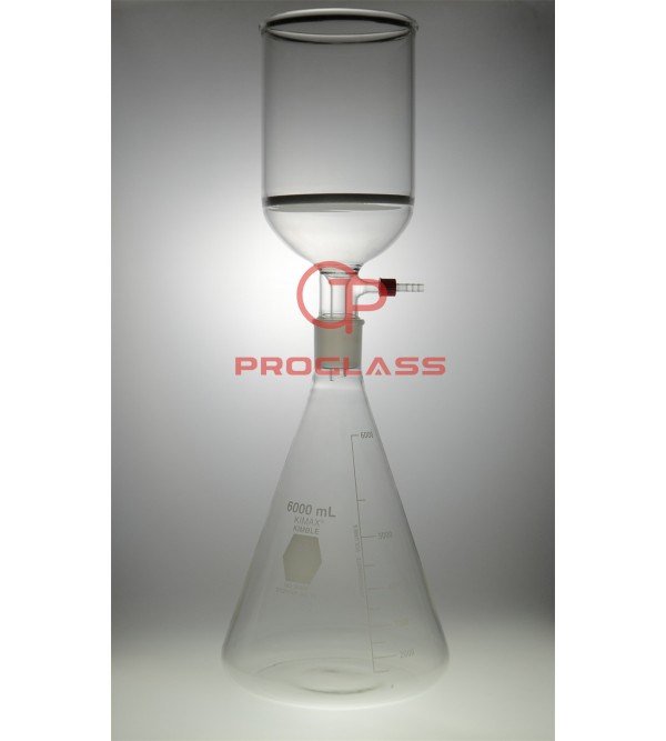 Filtering buchner set ,Erlenmeyer flask plus the Buchner Funnel,3000mL+6000mL