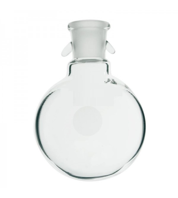 Flasks,Heavy Wall,Round Bottom,Single Neck with hooks