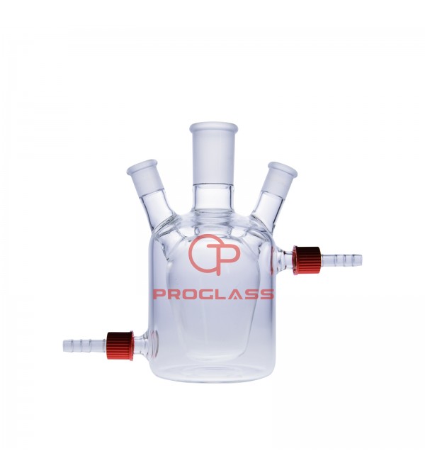 Flasks,Tapered,European Style,3-Necks,Jacketed