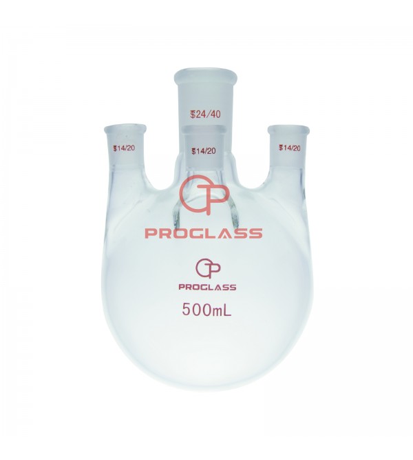 Four Necks Round Bottom Flask,Straight,500ml 