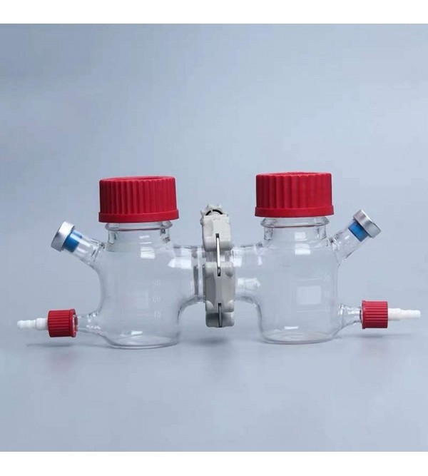MFC microbial reactor new type leakproof hoop fixed glass electrolytic cell anaerobic reactor can clamp membrane