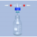Glass Buffer Bottle Flow Liquid Inlet and Outlet Bottle L45 Thread Transfer Bottle