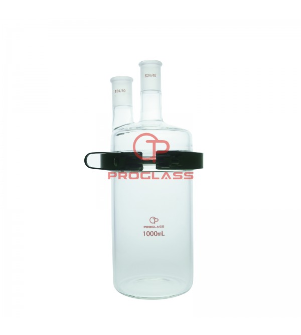 Separate Flask,Two Necks with Easy Open PTFE Clamp