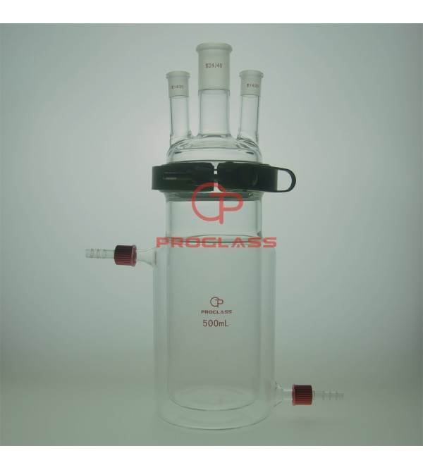 Separate Jacket Reactor,Three Necks with Easy Open PTFE Clamp