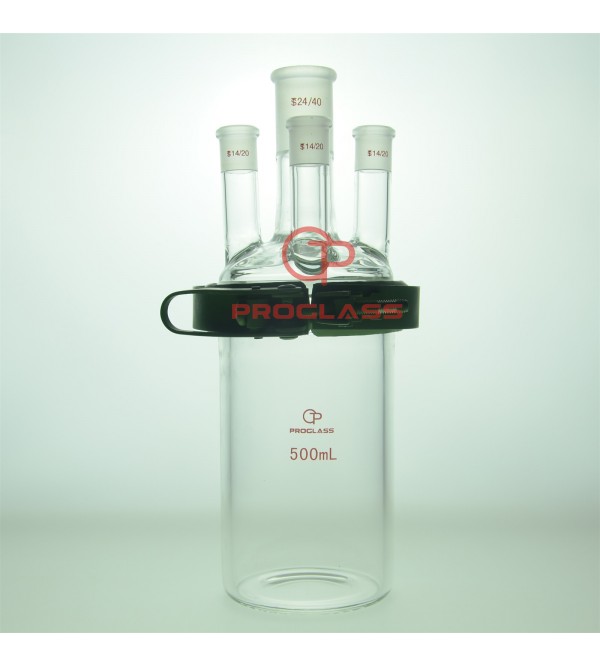 Separate Flask,Four Necks with Easy Open PTFE Clamp